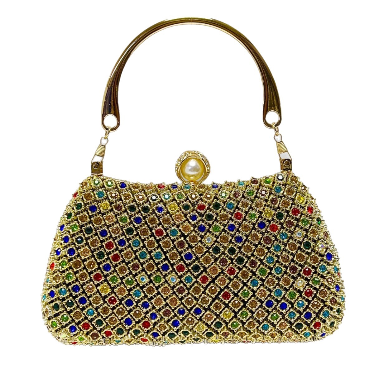 Women'S Elle Bags - New Cross-border Dinner Diamond Clutch Bag