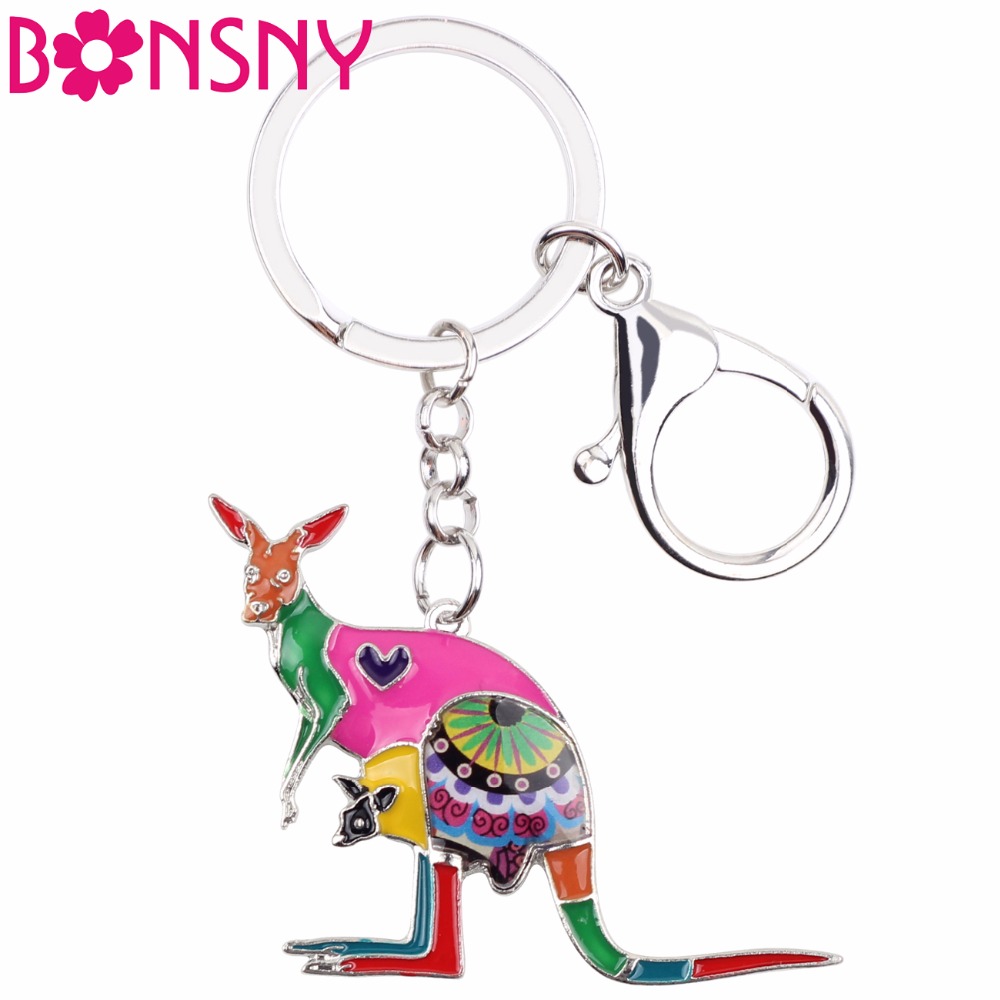 Women Bags In Australia - Bonsny Men Floral Úc Kangaroo Key