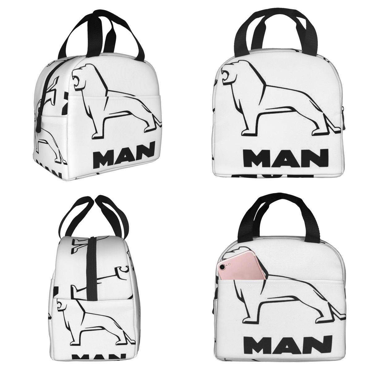Women Bags For Office Use - Man Truck Bus Dual-use Logo Insulated