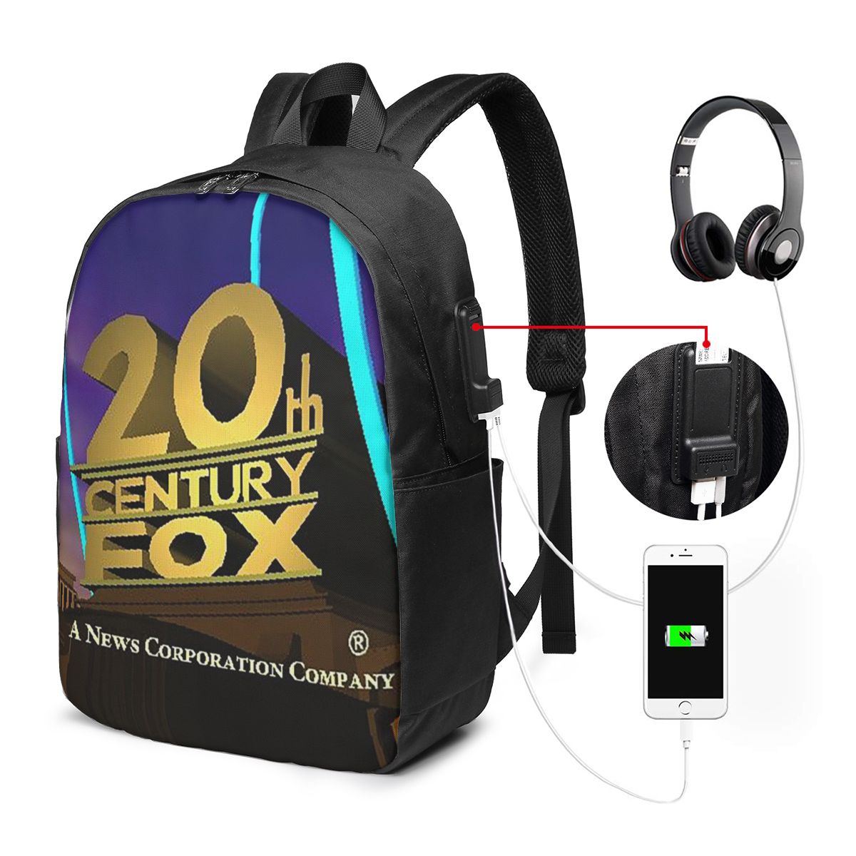 Women Bags College - 20th Century Fox Classic Backpack Travel