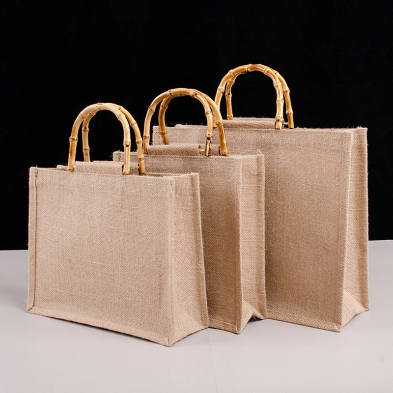 Women Bags Jute - Di Động Váy Lót Đay Túi