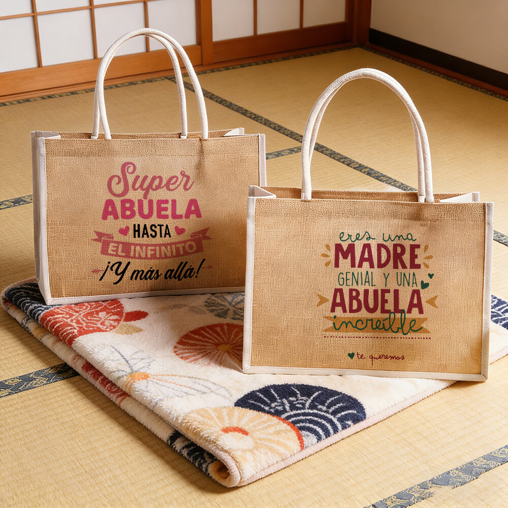 Women Bags Jute - You Are A Great Mother and