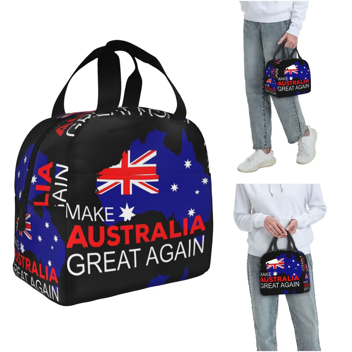 Women Bags In Australia - Make Australia Great Again Insulated Lunch