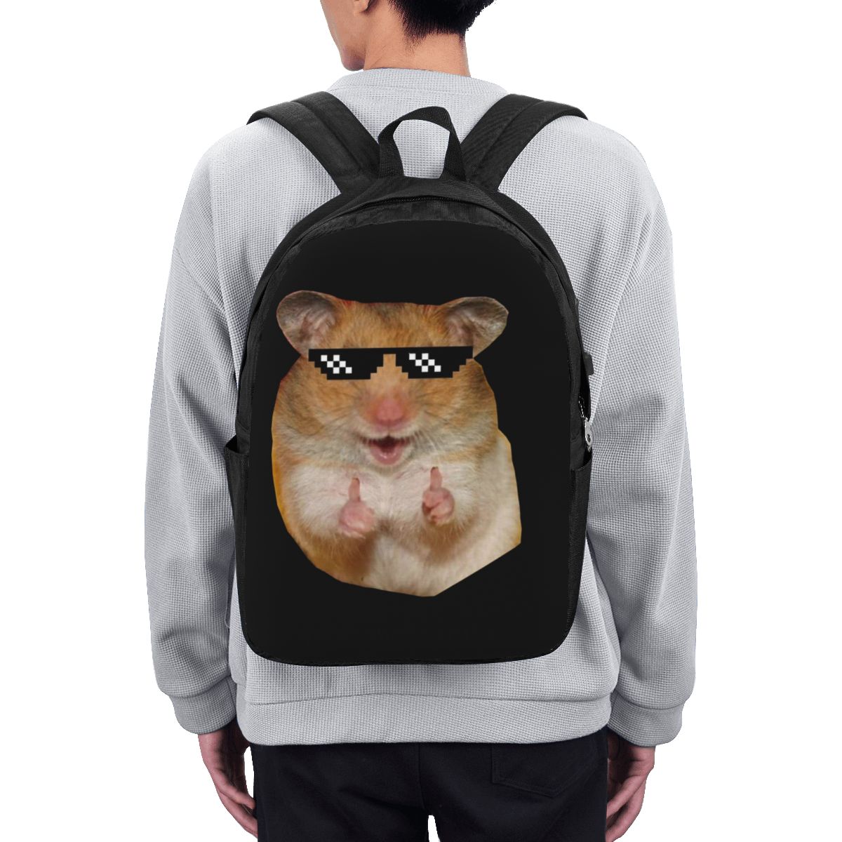 Funny Hamster Backpack Travel  - đánh giá và giá Women Bags College