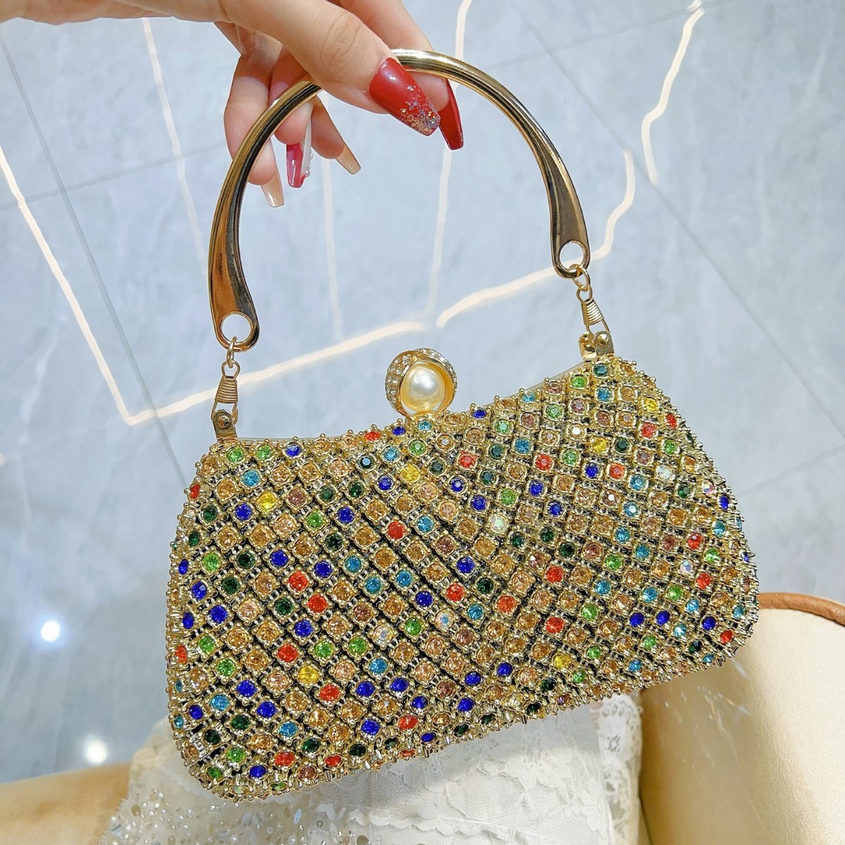 New Cross-border Dinner Diamon - đánh giá và giá Women'S Elle Bags