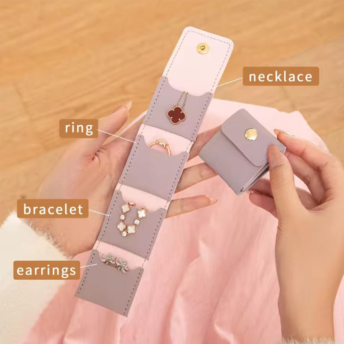 Portable Multi-pocket Jewelry  - đánh giá và giá Women Bags For Office Use