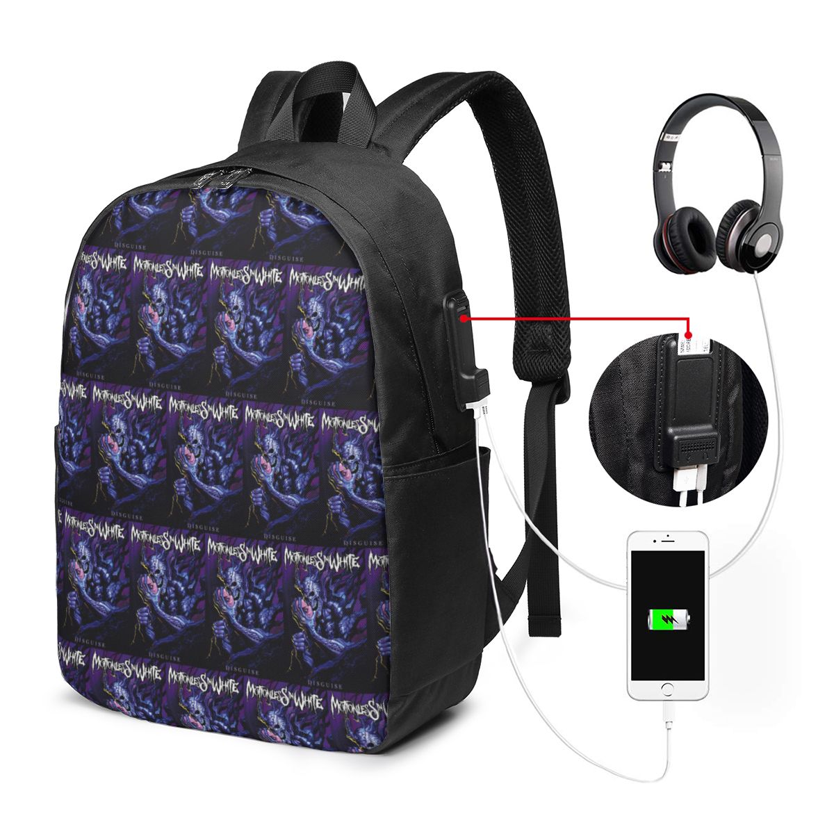 Motionless In White Backpack T - đánh giá và giá Women Bags College