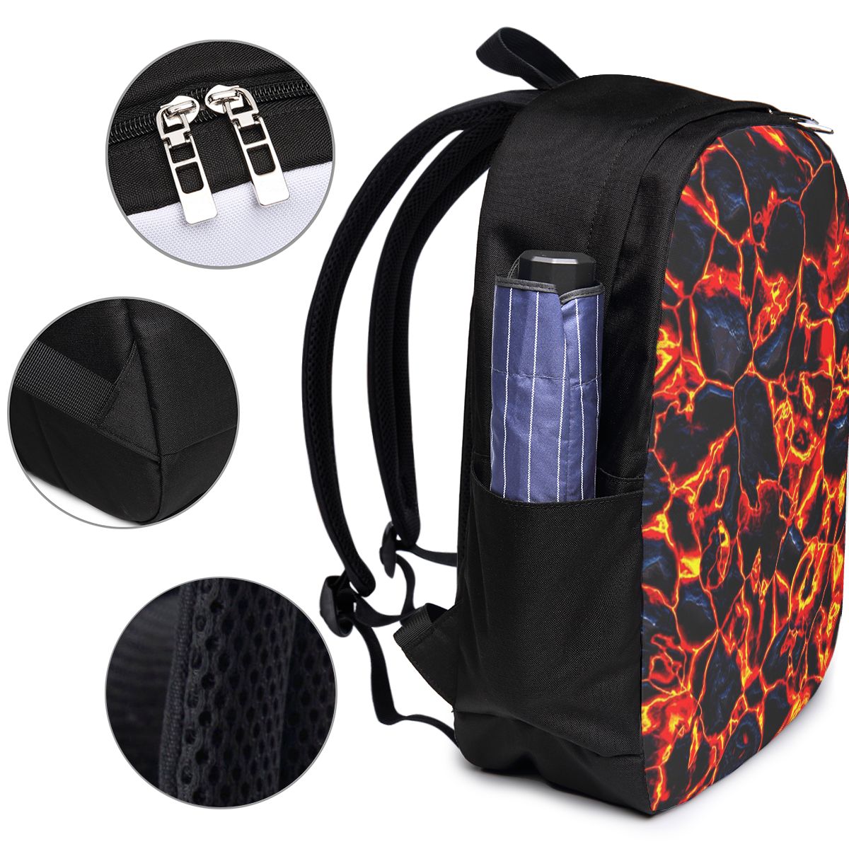 Magma Volcano Lava Fire Backpa - đánh giá và giá Women Bags College