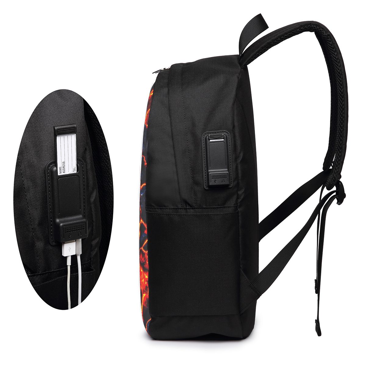 Magma Volcano Lava Fire Backpa - đánh giá và giá Women Bags College
