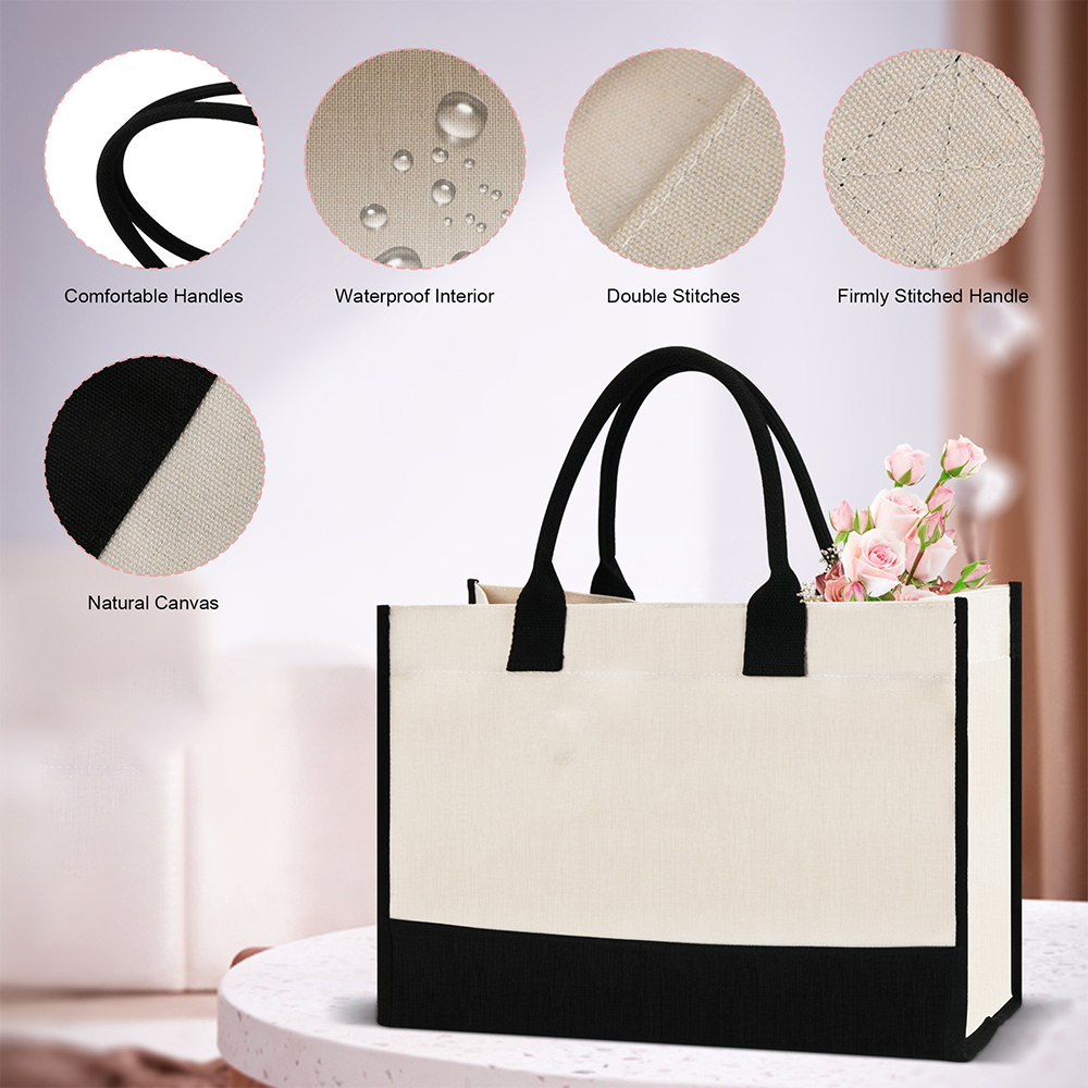 Shopping Handbags Tote Bag Jut - đánh giá và giá Women Bags Jute