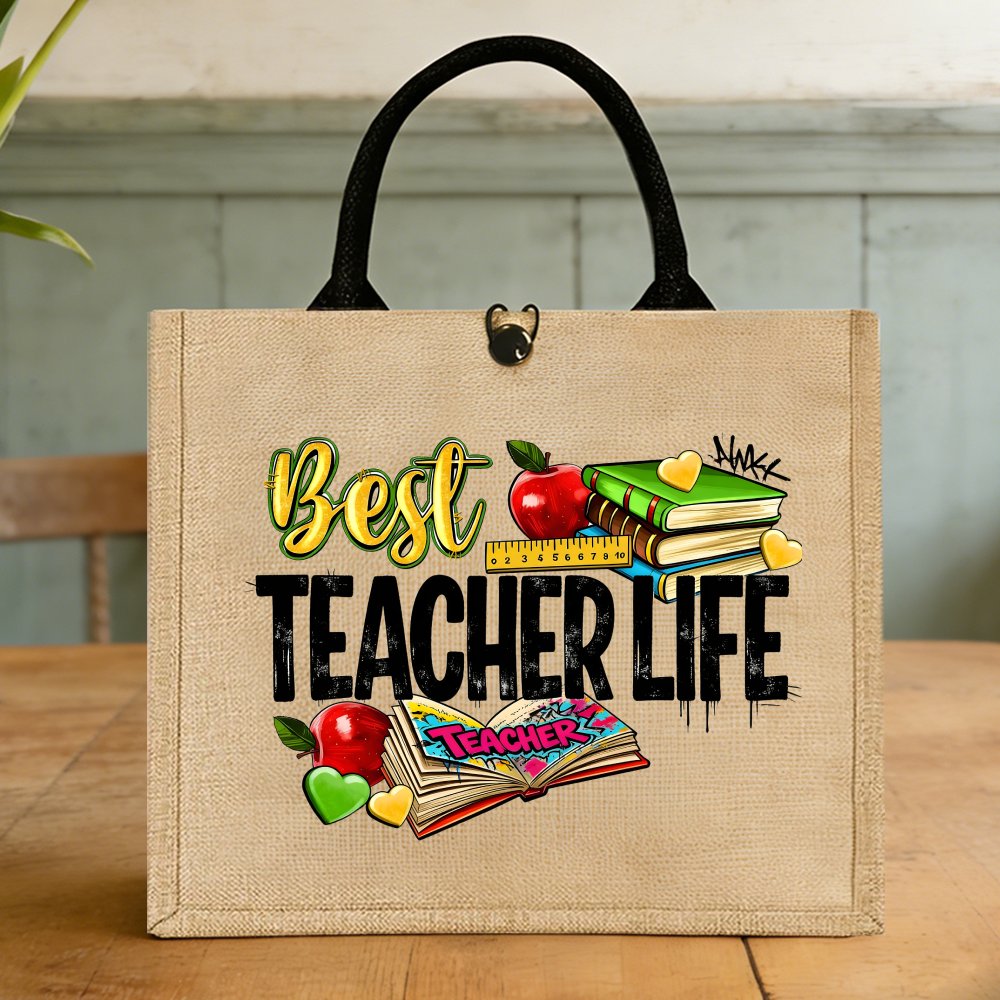 1pc Tote Bag Versatile Use Gif - đánh giá và giá Women Bags Jute