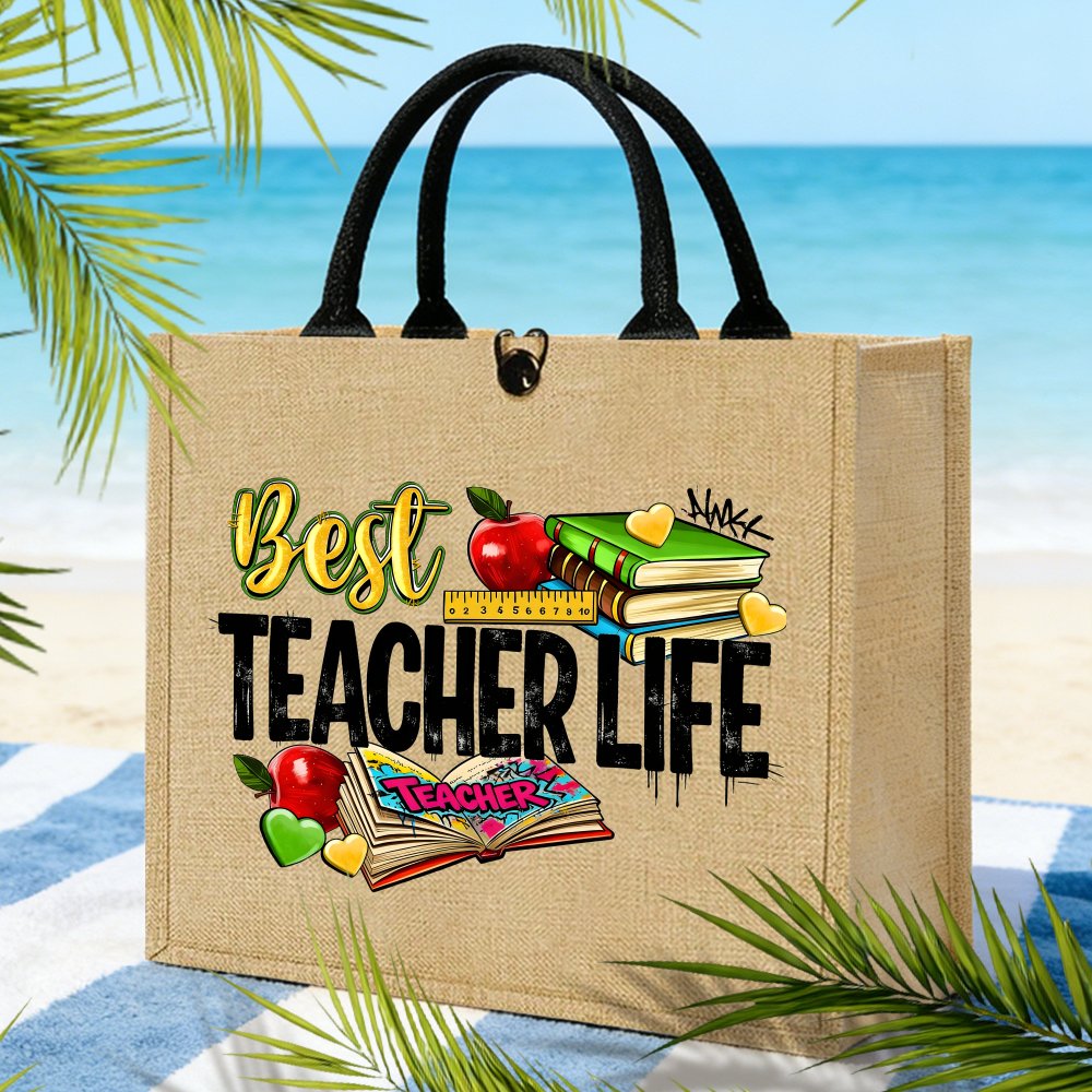 1pc Tote Bag Versatile Use Gif - đánh giá và giá Women Bags Jute