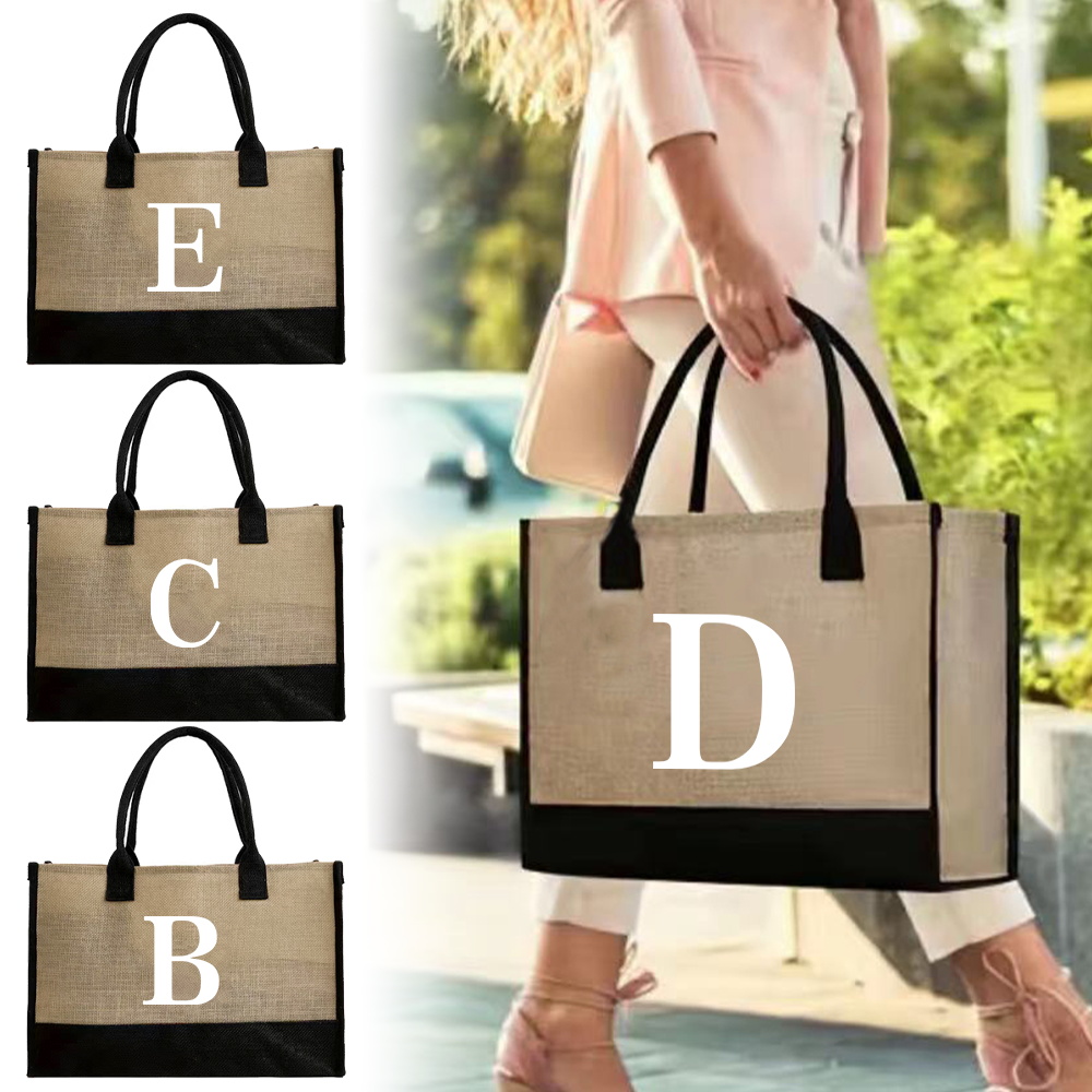 Tote Bag Fashion Jute Bag Port - đánh giá và giá Women Bags Jute
