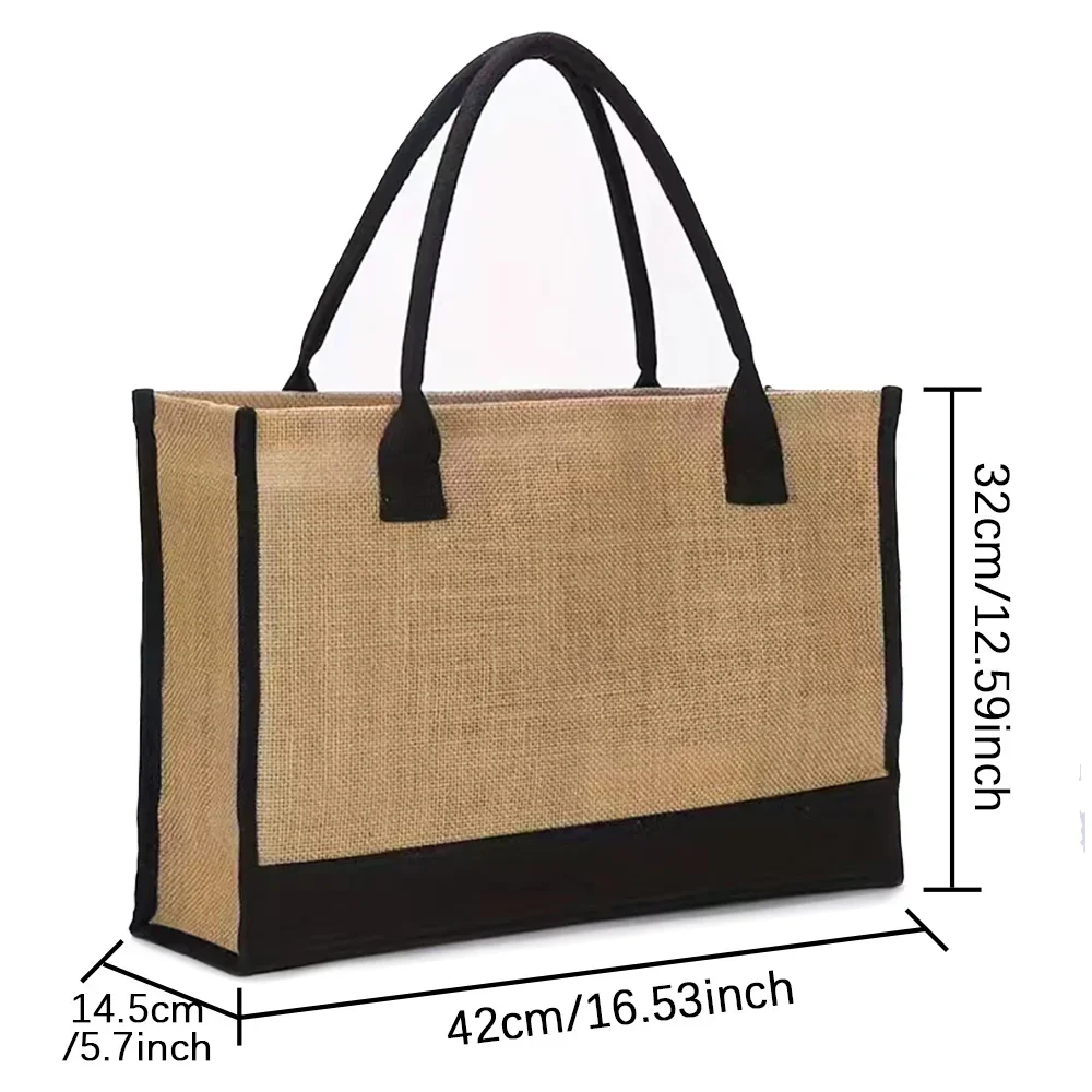 Tote Bag Fashion Jute Bag Port - đánh giá và giá Women Bags Jute