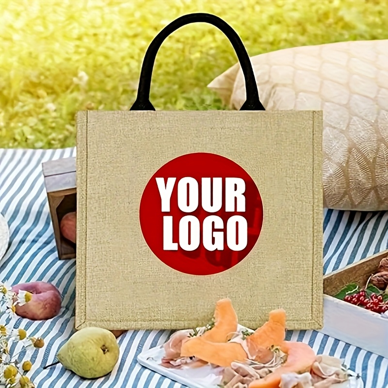 Custom Jute Tote Bag Personali - đánh giá và giá Women Bags Jute