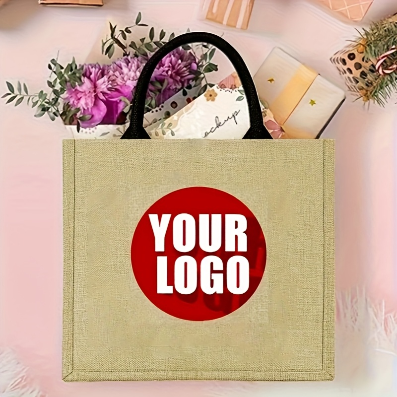 Custom Jute Tote Bag Personali - đánh giá và giá Women Bags Jute