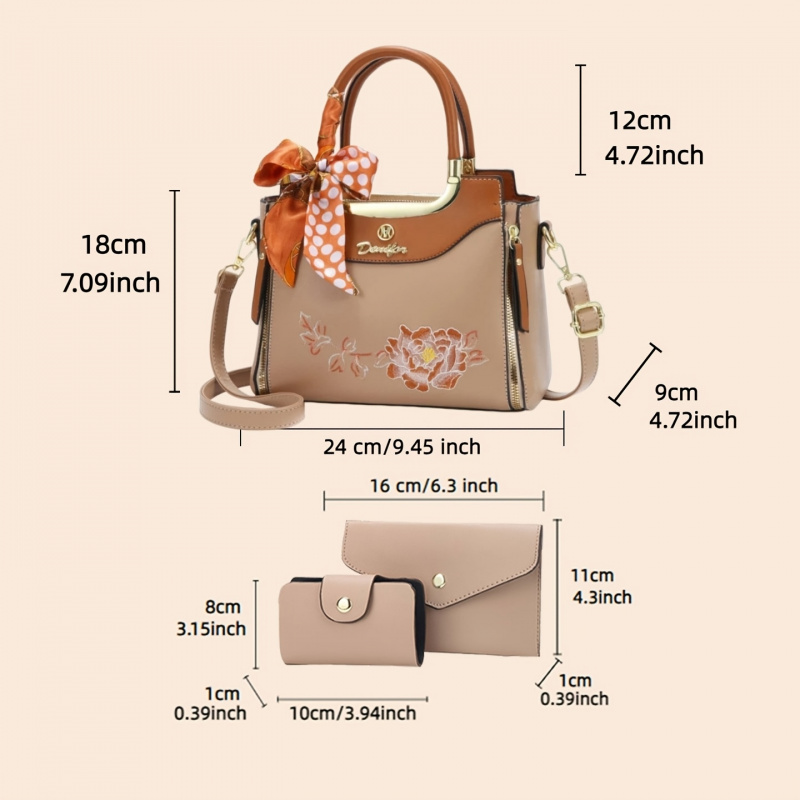 High-quality embroidered handb - đánh giá và giá Women Bags For Office Use