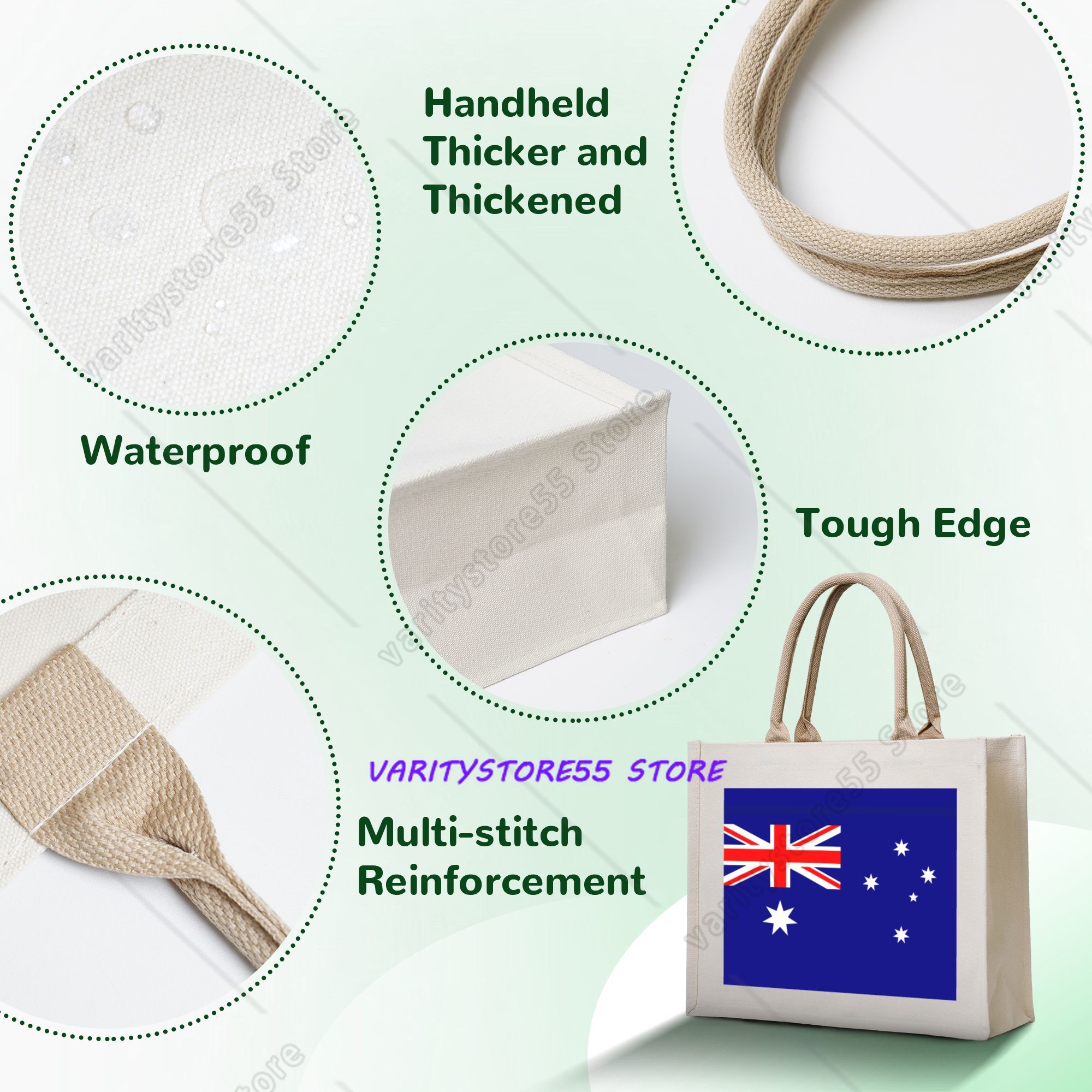 Australia Flag Grocery Tote Sh - đánh giá và giá Women Bags In Australia