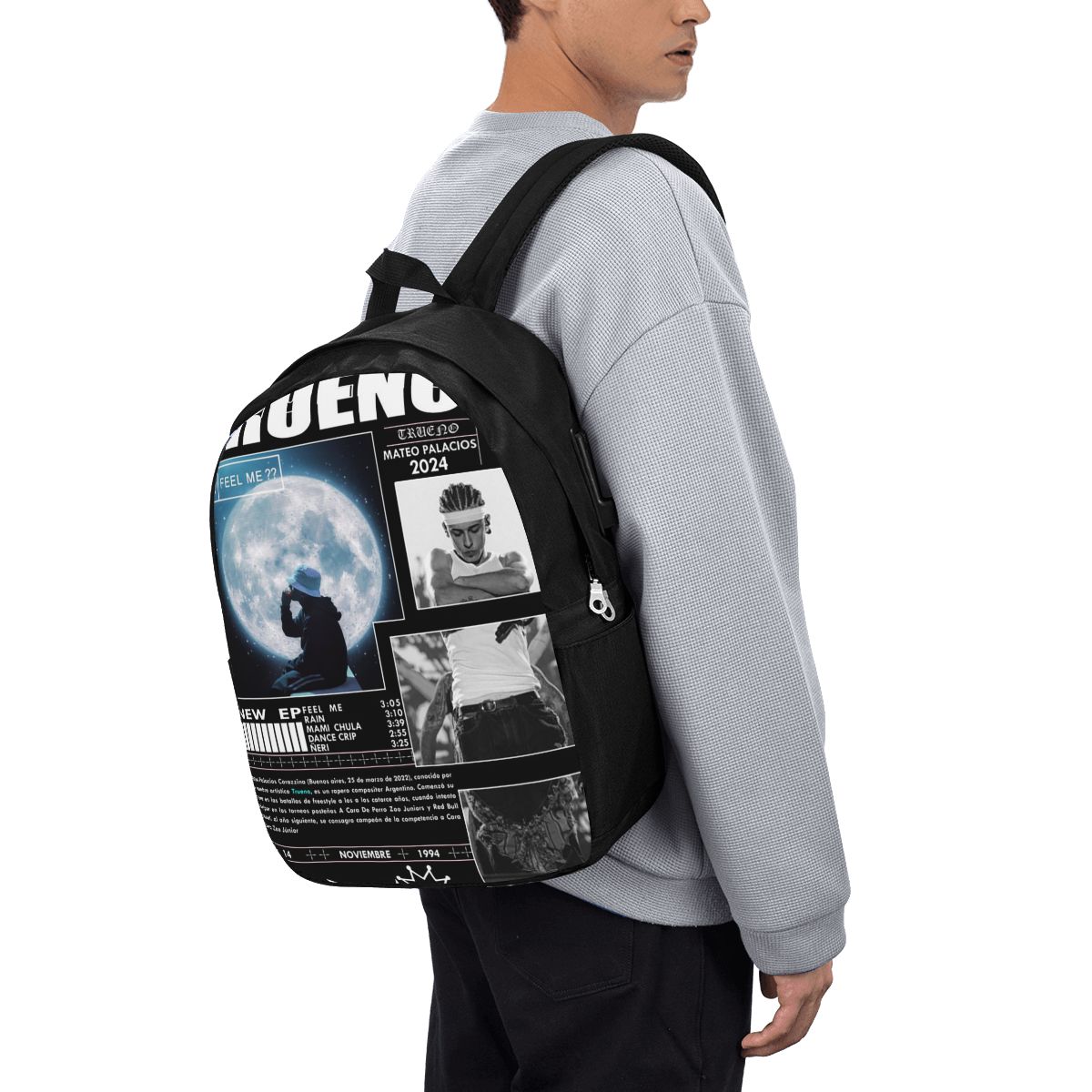 Funny Trueno Hip Hop Rapper Ba - đánh giá và giá Women Bags College