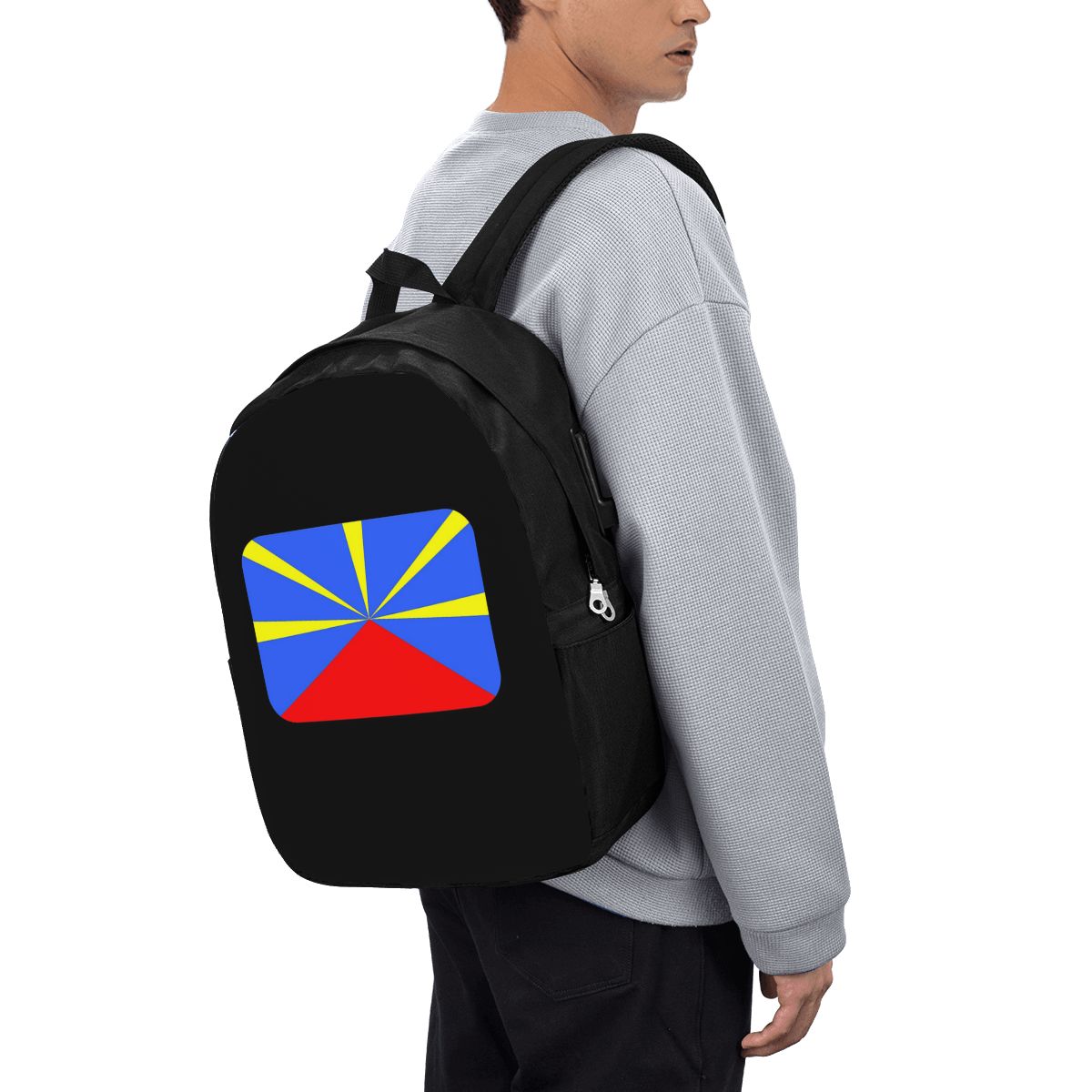 974 Reunion Island Flag Backpa - đánh giá và giá Women Bags College