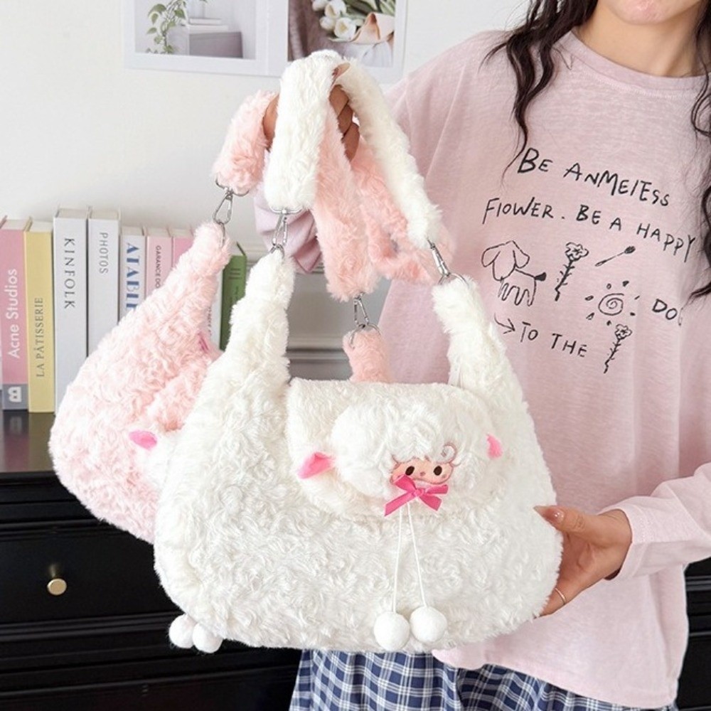 Creative Women's Bag Cute Pom  - đánh giá và giá Women Bags For Office Use