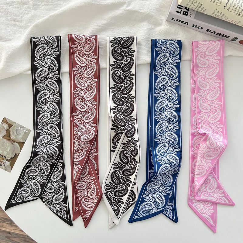 Paisley Print Satin Skinny Sca - đánh giá và giá Women Bags For Office Use