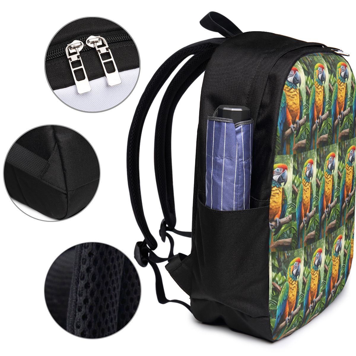 Cute Macaw Parrots Backpack Tr - đánh giá và giá Women Bags College