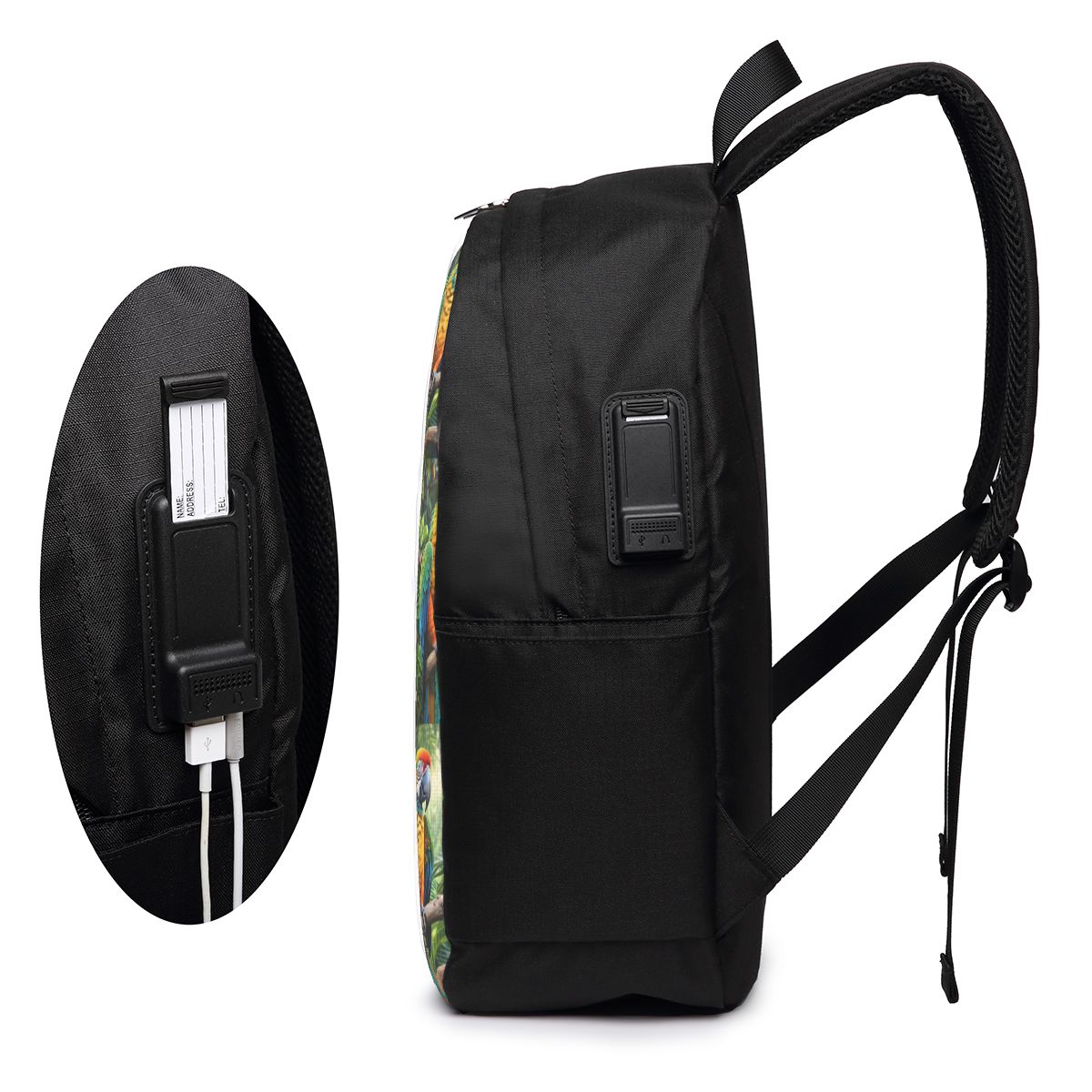 Cute Macaw Parrots Backpack Tr - đánh giá và giá Women Bags College