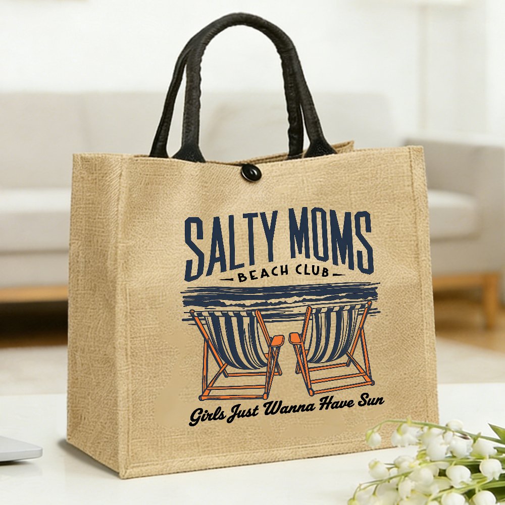 1pc Jute Tote Bag for Women, H - đánh giá và giá Women Bags Jute