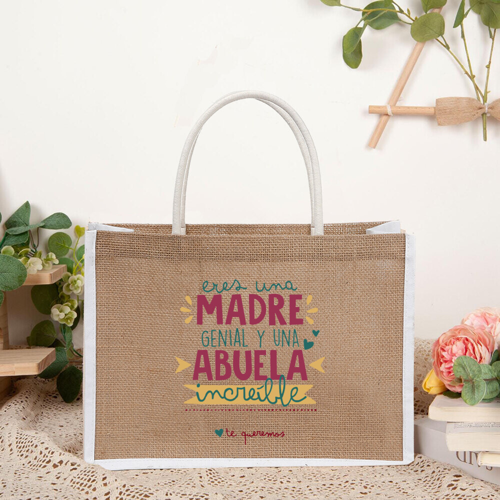 You Are A Great Mother and An  - đánh giá và giá Women Bags Jute